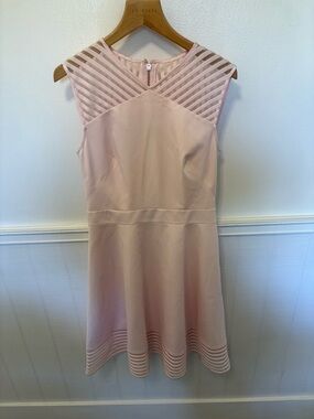 Ted Baker light pink skater dress